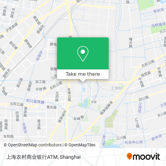 上海农村商业银行ATM map