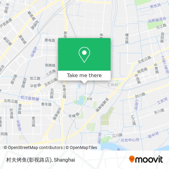 村夫烤鱼(影视路店) map