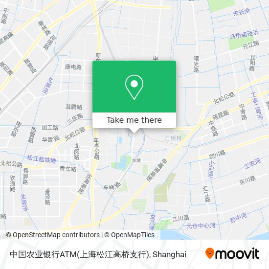 中国农业银行ATM(上海松江高桥支行) map