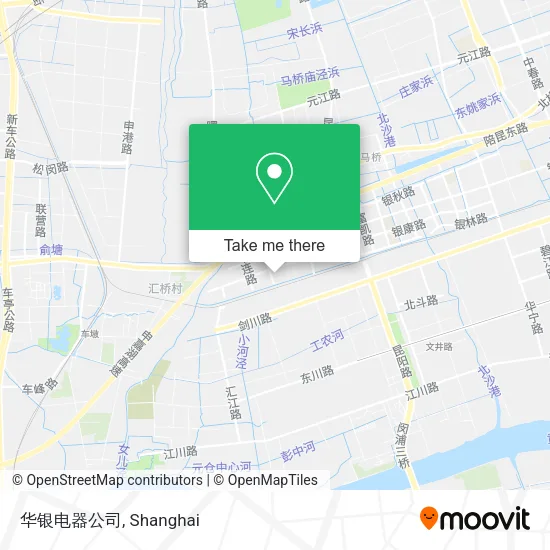 华银电器公司 map