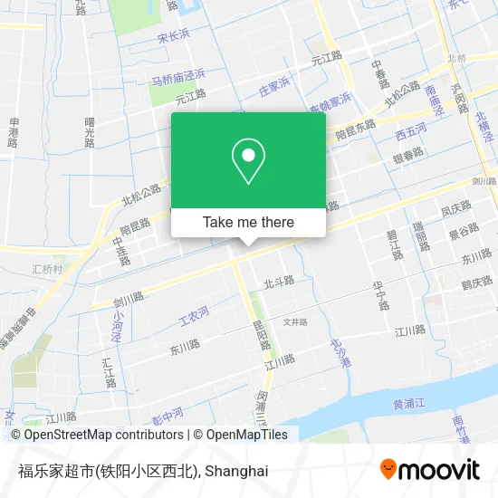 福乐家超市(铁阳小区西北) map
