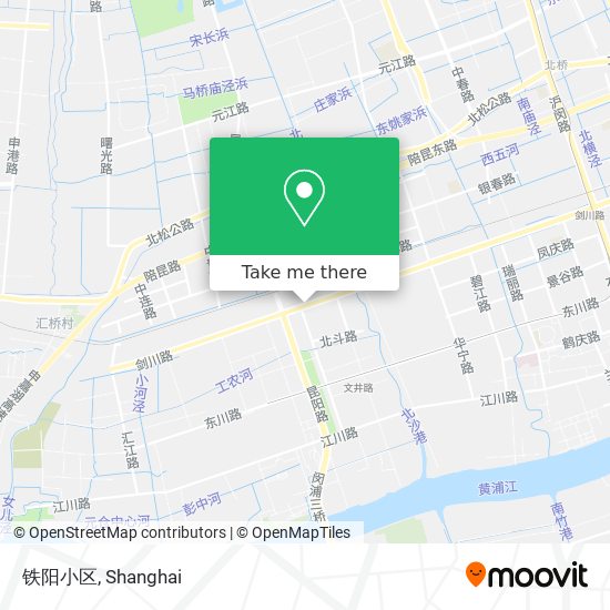 铁阳小区 map