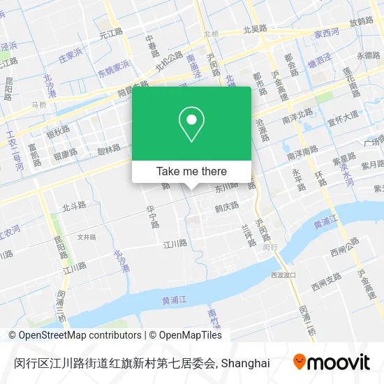 闵行区江川路街道红旗新村第七居委会 map