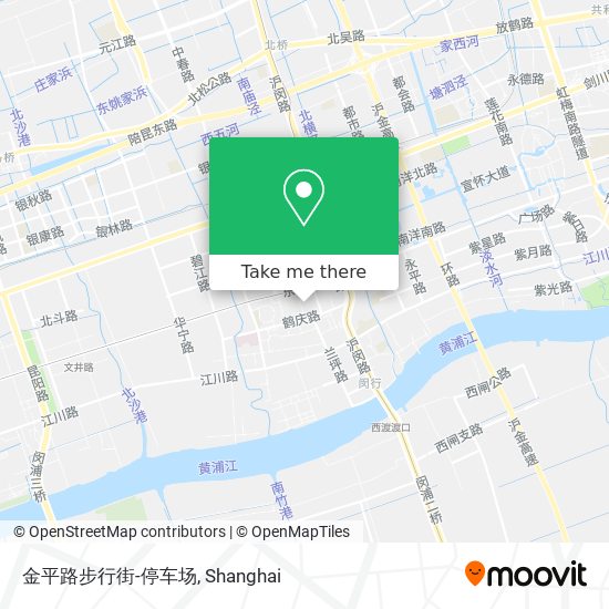 金平路步行街-停车场 map