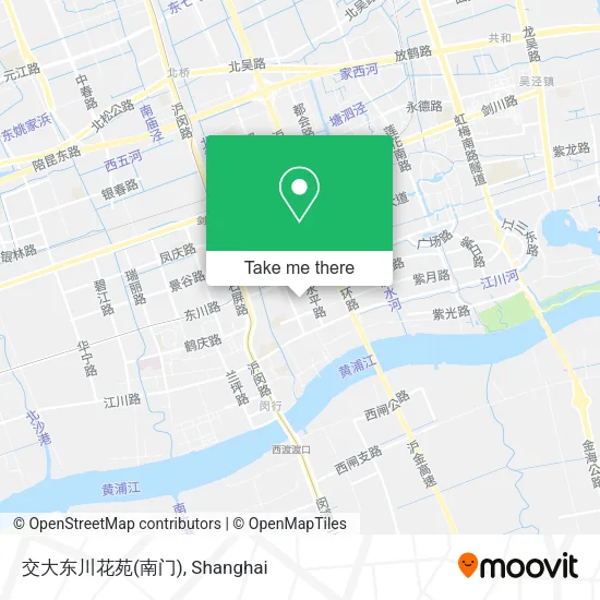 交大东川花苑(南门) map