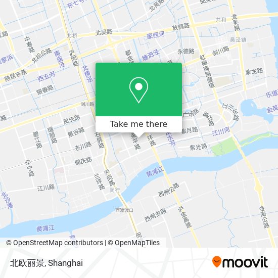北欧丽景 map