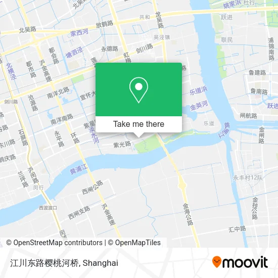 江川东路樱桃河桥 map