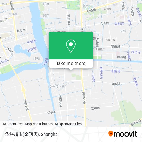 华联超市(金闸店) map