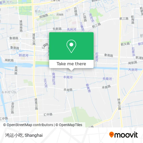 鸿运小吃 map