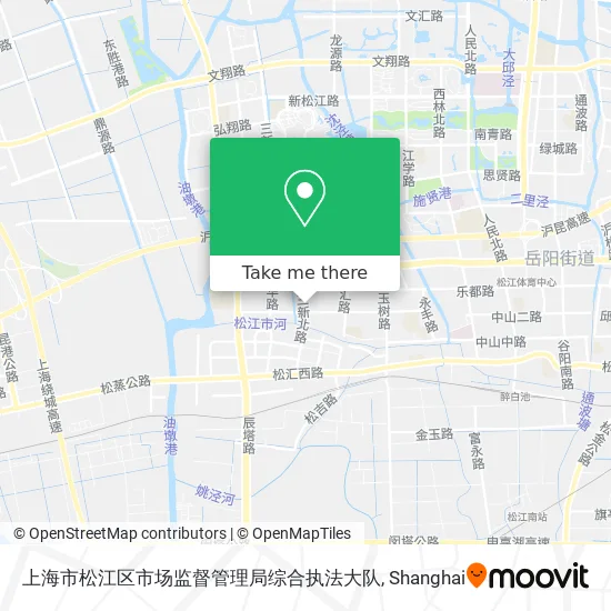 上海市松江区市场监督管理局综合执法大队 map
