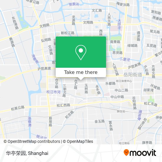 华亭荣园 map