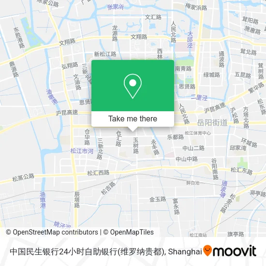 中国民生银行24小时自助银行(维罗纳贵都) map