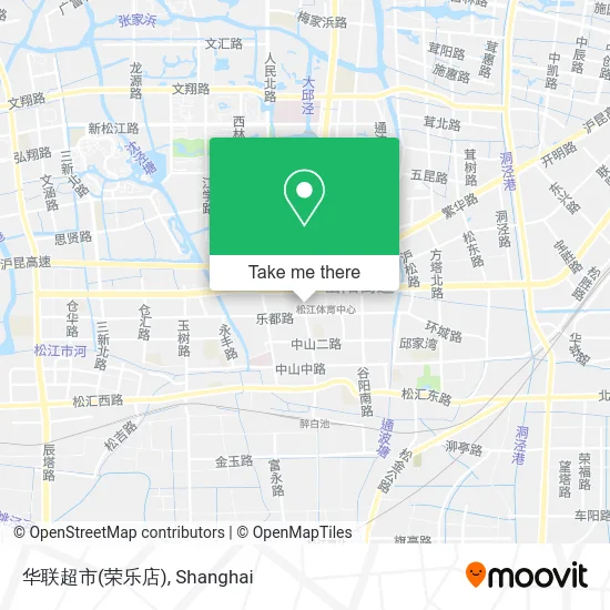 华联超市(荣乐店) map