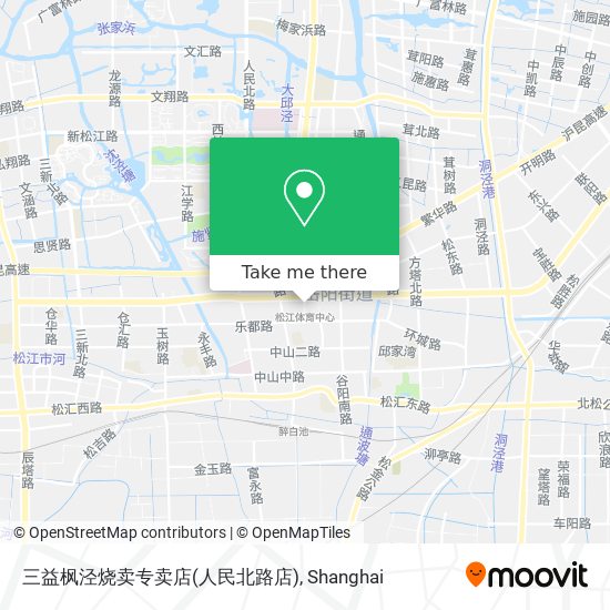 三益枫泾烧卖专卖店(人民北路店) map