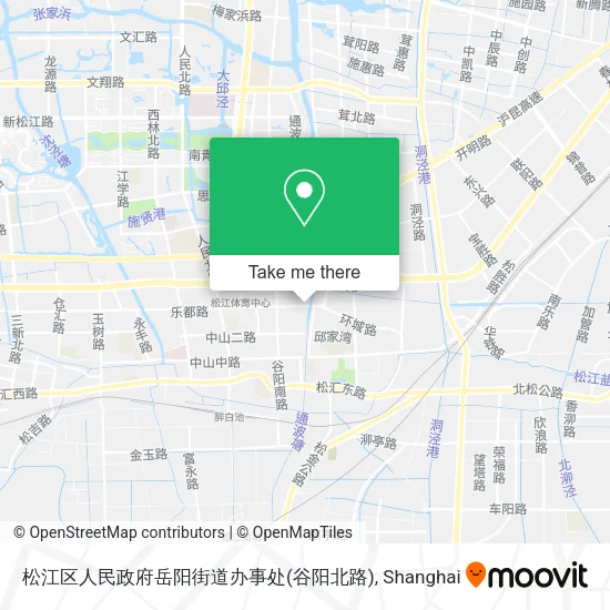 松江区人民政府岳阳街道办事处(谷阳北路) map