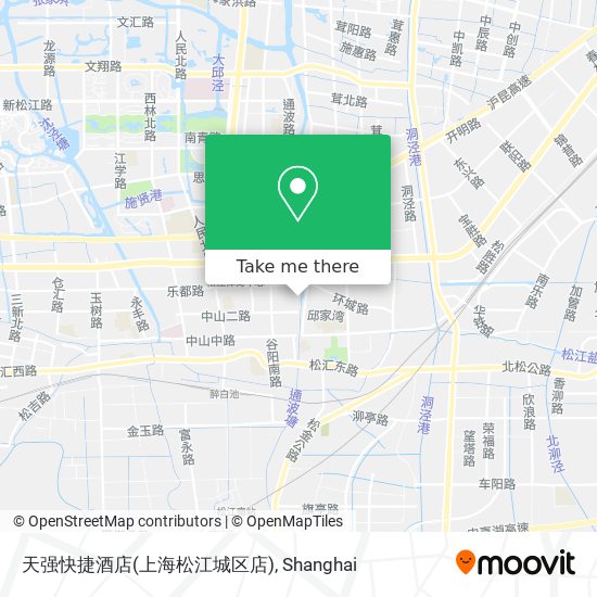 天强快捷酒店(上海松江城区店) map