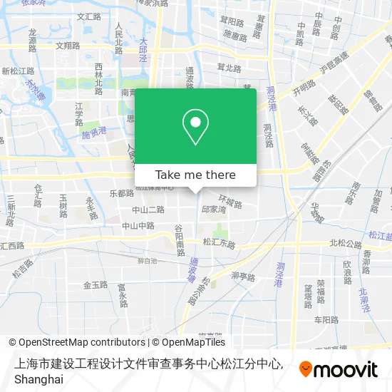 上海市建设工程设计文件审查事务中心松江分中心 map