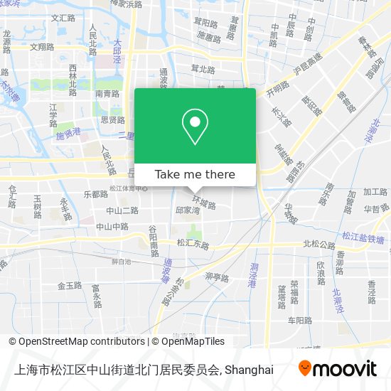 上海市松江区中山街道北门居民委员会 map