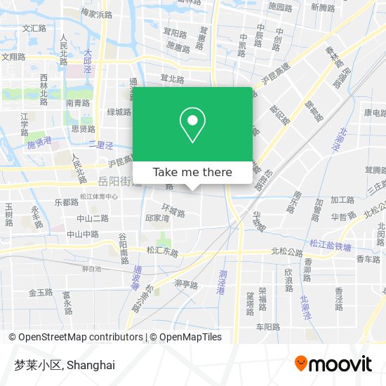 梦莱小区 map