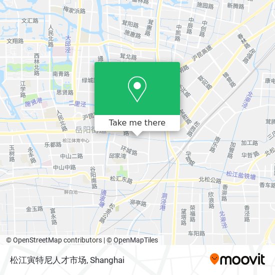 松江寅特尼人才市场 map