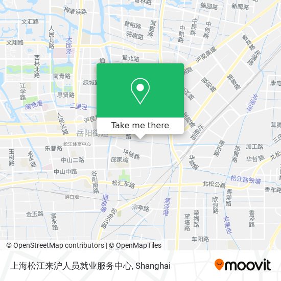 上海松江来沪人员就业服务中心 map