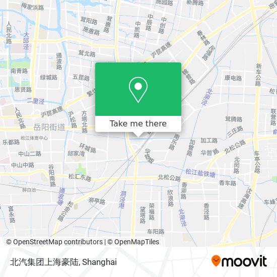 北汽集团上海豪陆 map