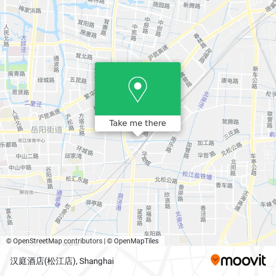 汉庭酒店(松江店) map