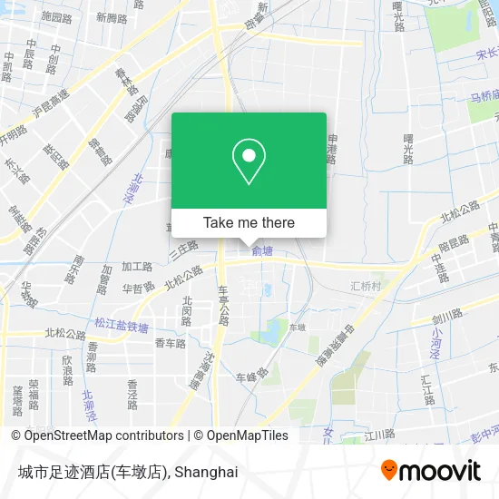 城市足迹酒店(车墩店) map