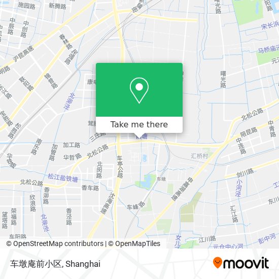车墩庵前小区 map