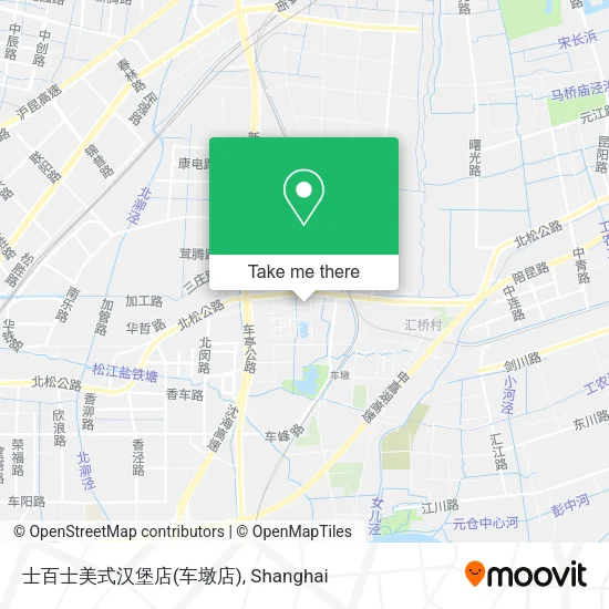士百士美式汉堡店(车墩店) map