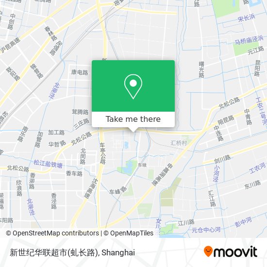 新世纪华联超市(虬长路) map