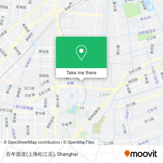 百年面道(上海松江店) map