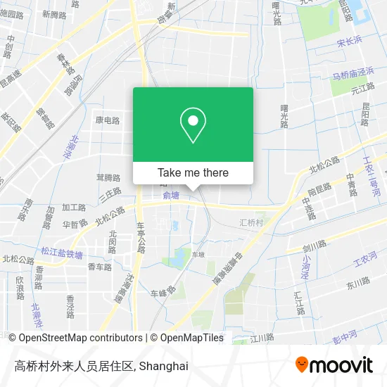 高桥村外来人员居住区 map
