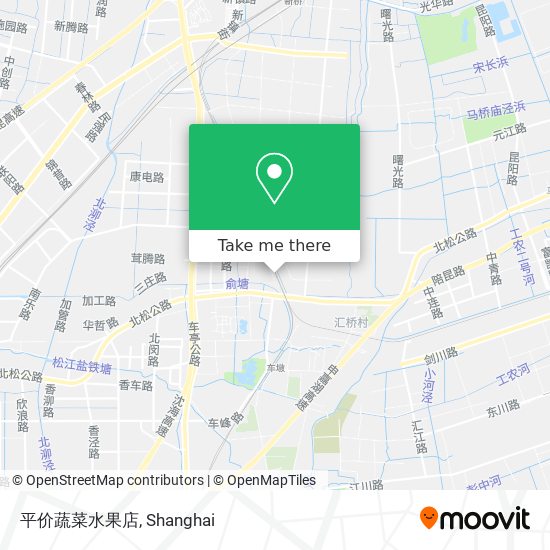 平价蔬菜水果店 map