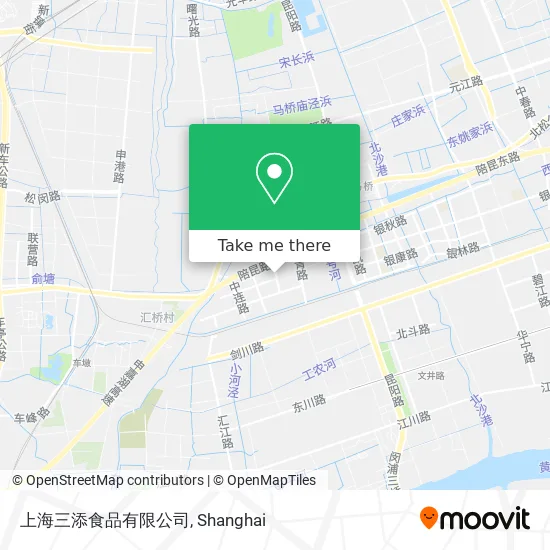 上海三添食品有限公司 map