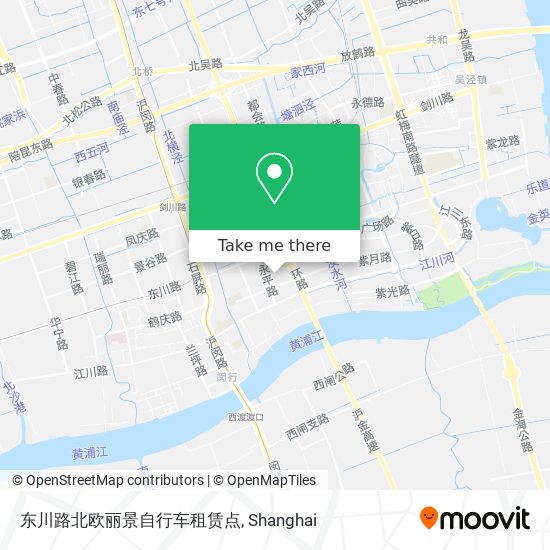 东川路北欧丽景自行车租赁点 map