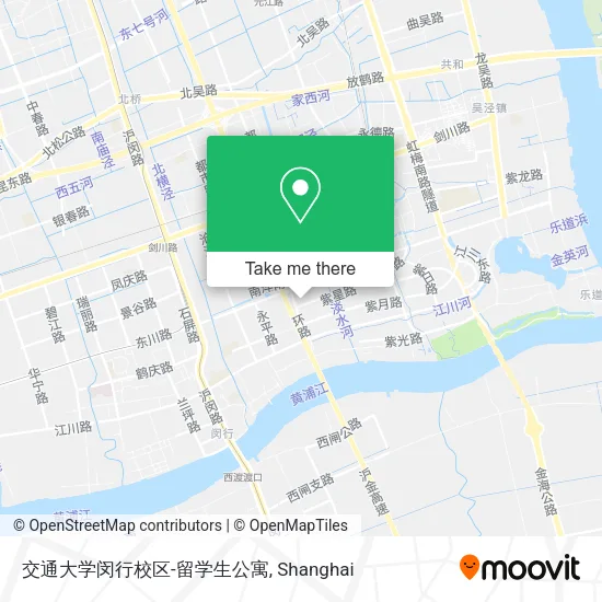 交通大学闵行校区-留学生公寓 map