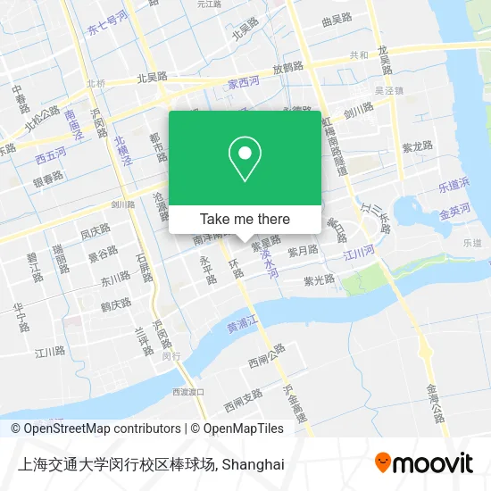上海交通大学闵行校区棒球场 map