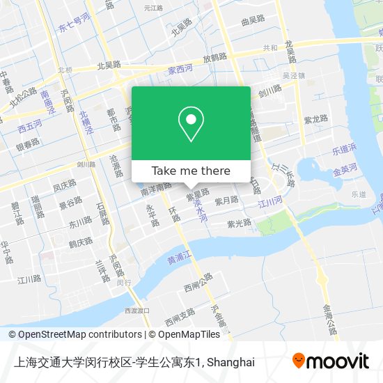 上海交通大学闵行校区-学生公寓东1 map