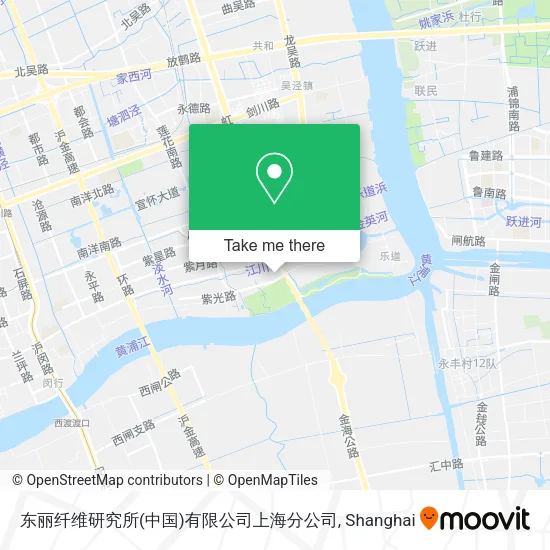 东丽纤维研究所(中国)有限公司上海分公司 map