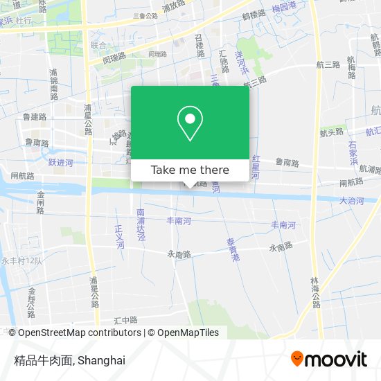 精品牛肉面 map