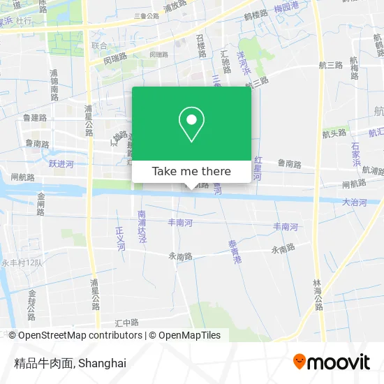 精品牛肉面 map