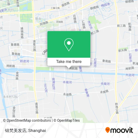 锦梵美发店 map