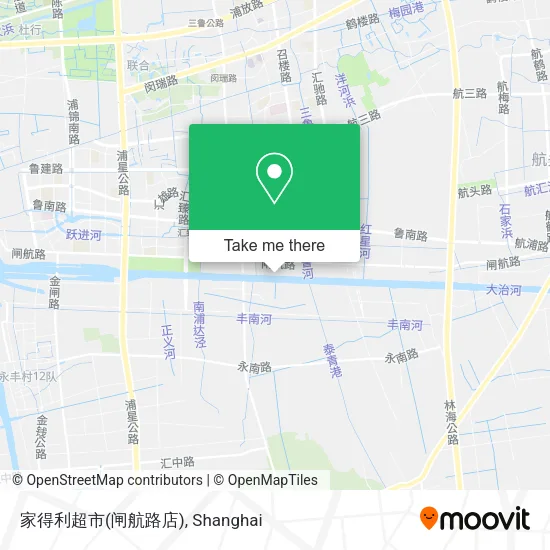 家得利超市(闸航路店) map