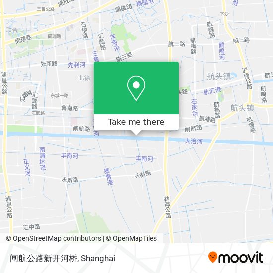 闸航公路新开河桥 map