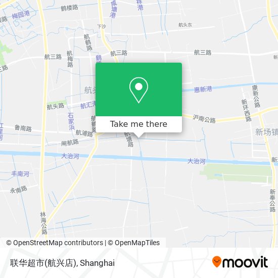 联华超市(航兴店) map