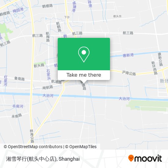 湘雪琴行(航头中心店) map