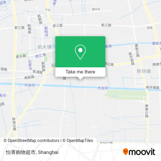 怡菁购物超市 map