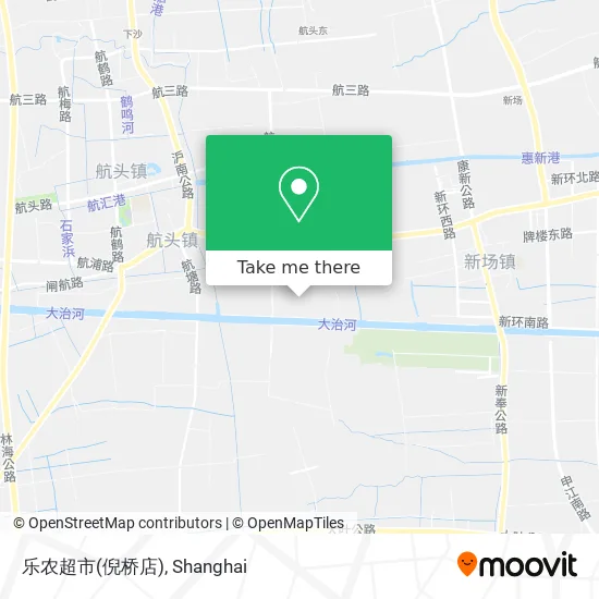 乐农超市(倪桥店) map