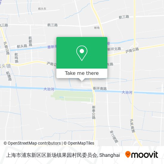 上海市浦东新区区新场镇果园村民委员会 map